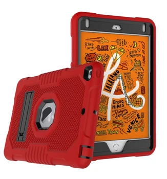 

BuzzLee Silicon Tablet Cober Shockproof Kids Safe PC Silicon Hybrid Stand Full Body Cover for iPad Mini 4 Mini 5 Tablet Case