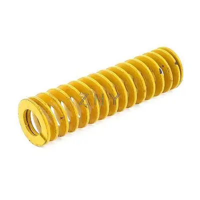 

22mm x 11mm x 80mm Yellow Chromium Alloy Steel Compression Die Spring