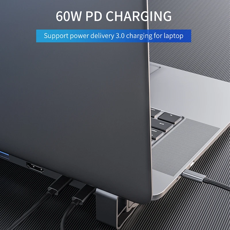 Usb C Hub Dock Type C To Multi PD Charging Usb 3 0 Hdmi Adapter Gigabit 4