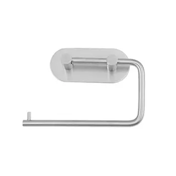 

304 Adhesive Bathroom Roll Holder 3M Self Adhesive Toilet Paper Roll Holder Without Drill Stainless Steel Wall Mount 1 pcs