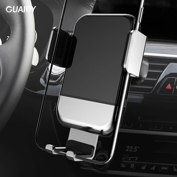 

Fast Charge Car Phone Holder Stand Bracket Wireless Charger Air Outlet Intelligent Telescopic For iPhone Samsung Silicone Pad