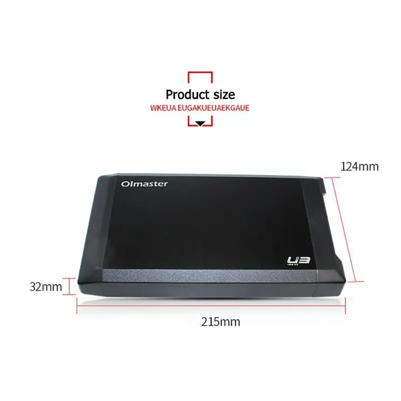 OImaster EB-330U3 3,5 дюймов HDD коробка USB3.0 для SATA высокая скорость внешней памяти SDD жесткий диск чехол для компьютера ноутбука ПК