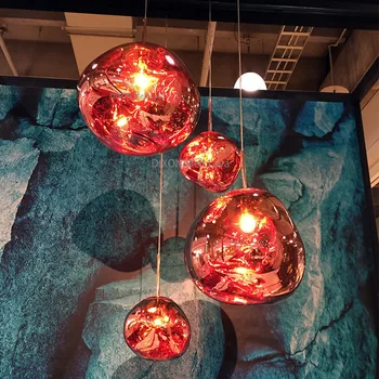 

Nordic Glass Led Light Pendant Lights DIXON Melt Lava Led Lights Hanglamp Pendant Lamp Lamparas De Techo Colgante Moderna