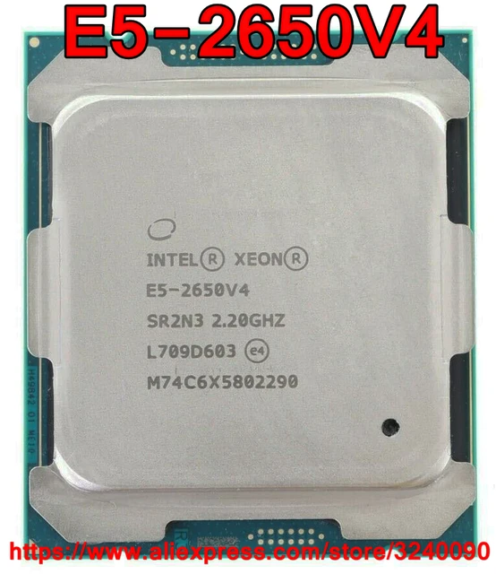 動作品Intel Xeon E5-2650V4 SR2N3 2.20GHz