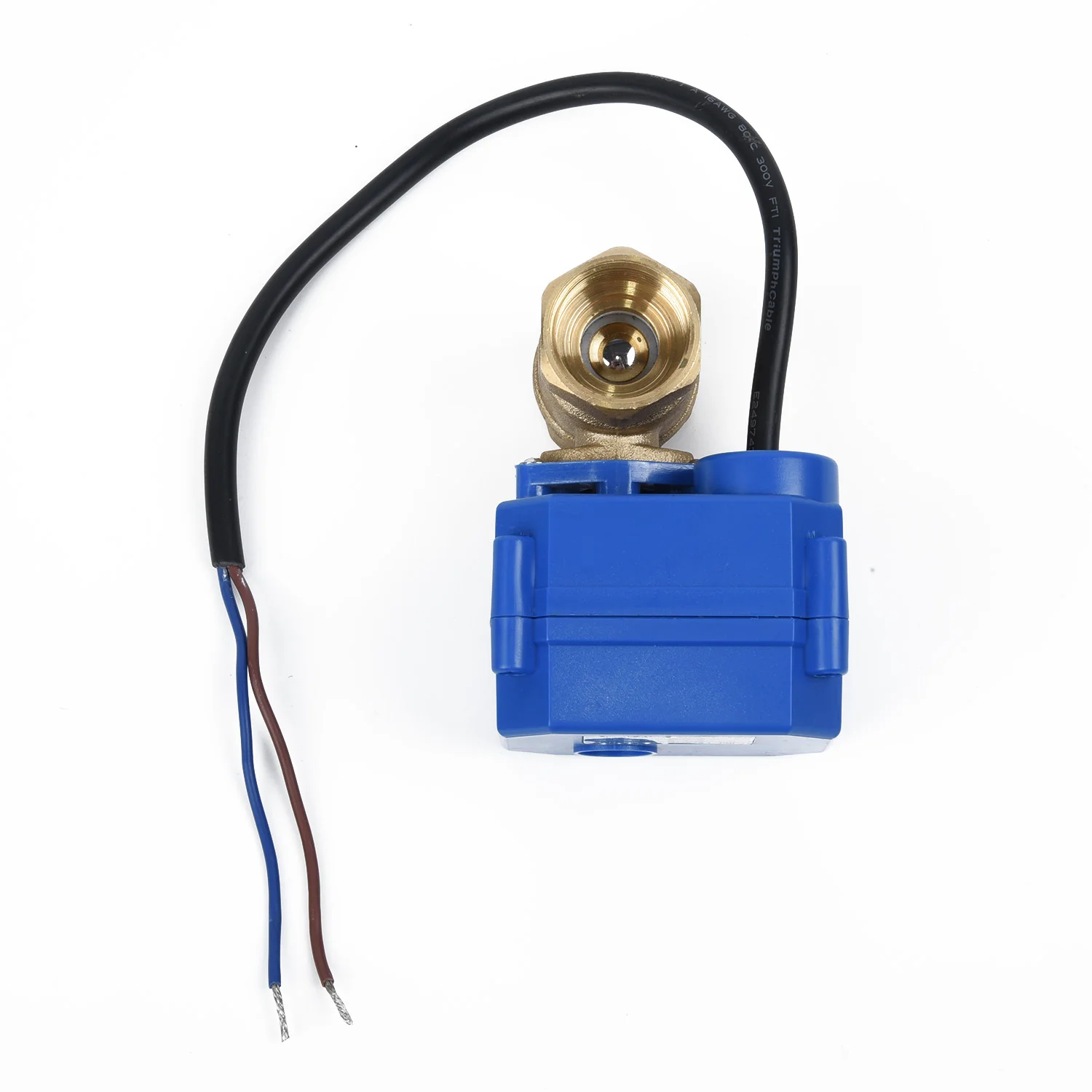

NPT Eletric Ball Valve 3/4 Inches Brass 9-24V AC/DC 2 Wire Auto Return Practical Electric valve