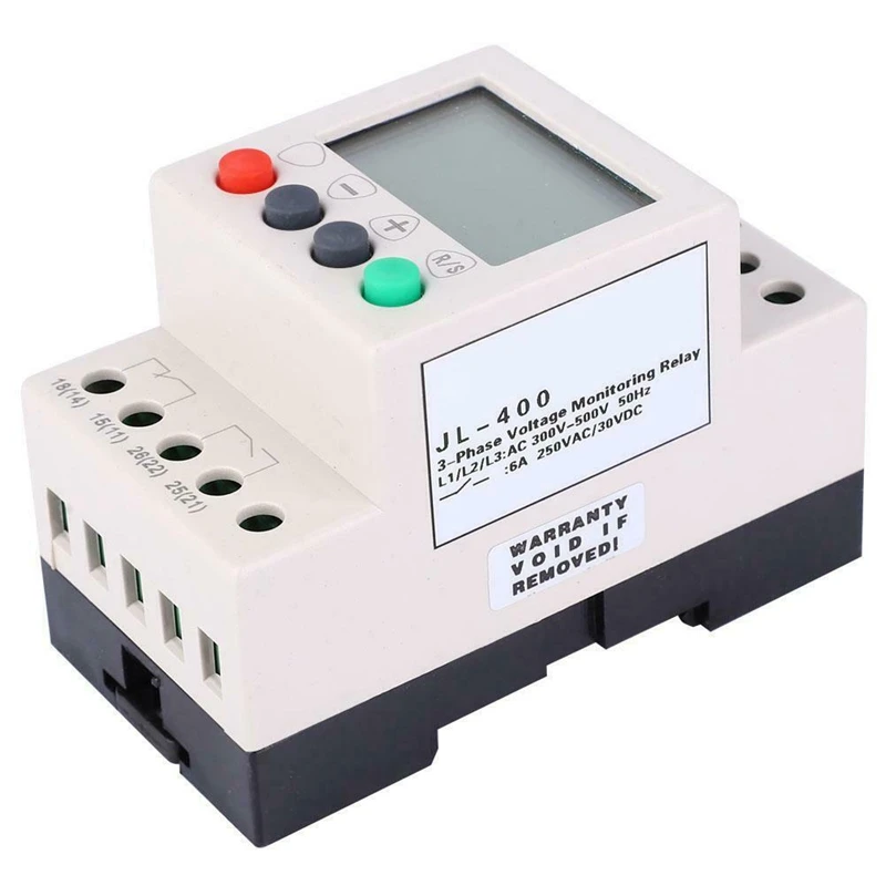 

JL-400 Under over Voltage Protector 3 Phase Voltage Monitoring Sequence Relay