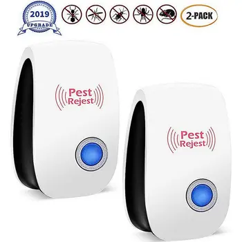 

Ultrasonic Mosquito Repellent Device Pest Reject Ultrasonic Two Pack Ultrasonic Mosquito Repellent Rat Control Device