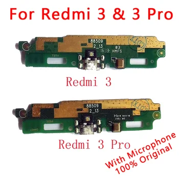 

Original Charger Dork Connector PCB Board Ribbon Charging Port USB Plug For Redmi 3 Pro Flex Cable For Redmi 3 Repair Parts