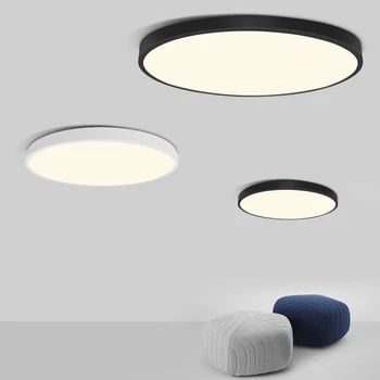 

LED Ceiling Lights Plafonnier Ultrathin Led Lamp 5cm Modern Round Lampara De Techo Remote Control Dimmable Living Room Bedroom