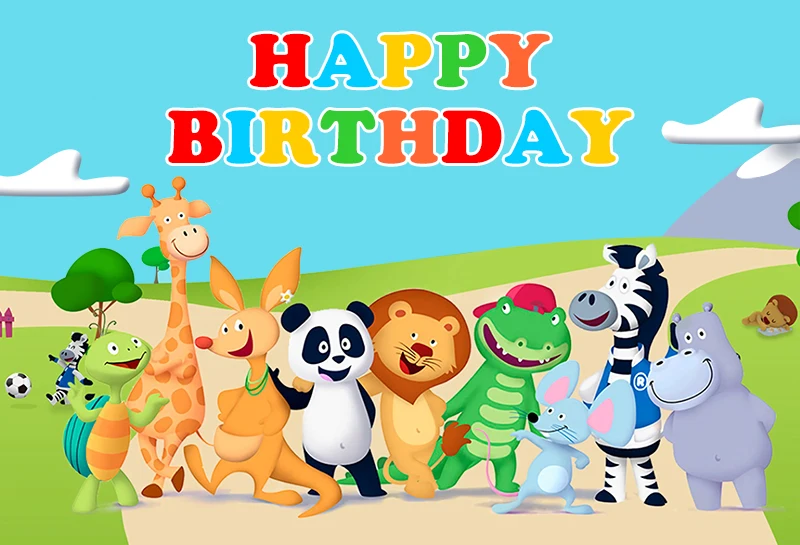 Photography Backdrop Cartoon Birthday Party Background Painting Anime Characters Small Animals Backdrop Photocall Photo Prop Family Customize Cartoon Child Birthday Party Photographic Photo Studio Photography Backdrop Cartoon Birthday Party Background Painting Anime Characters Small Animals Backdrop Photocall Photo Prop Family Customize Cartoon Child Birthday Party Photographic Photo Studio