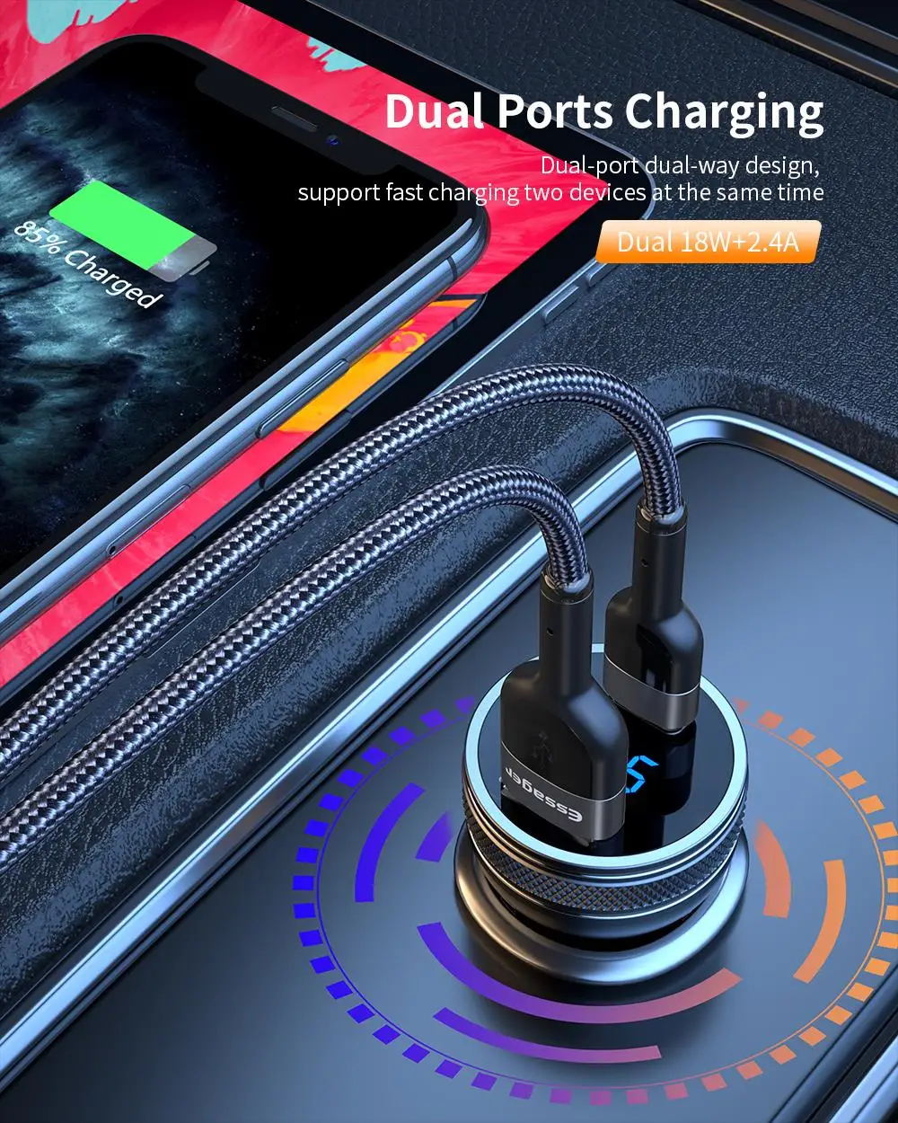 mini usb car charger