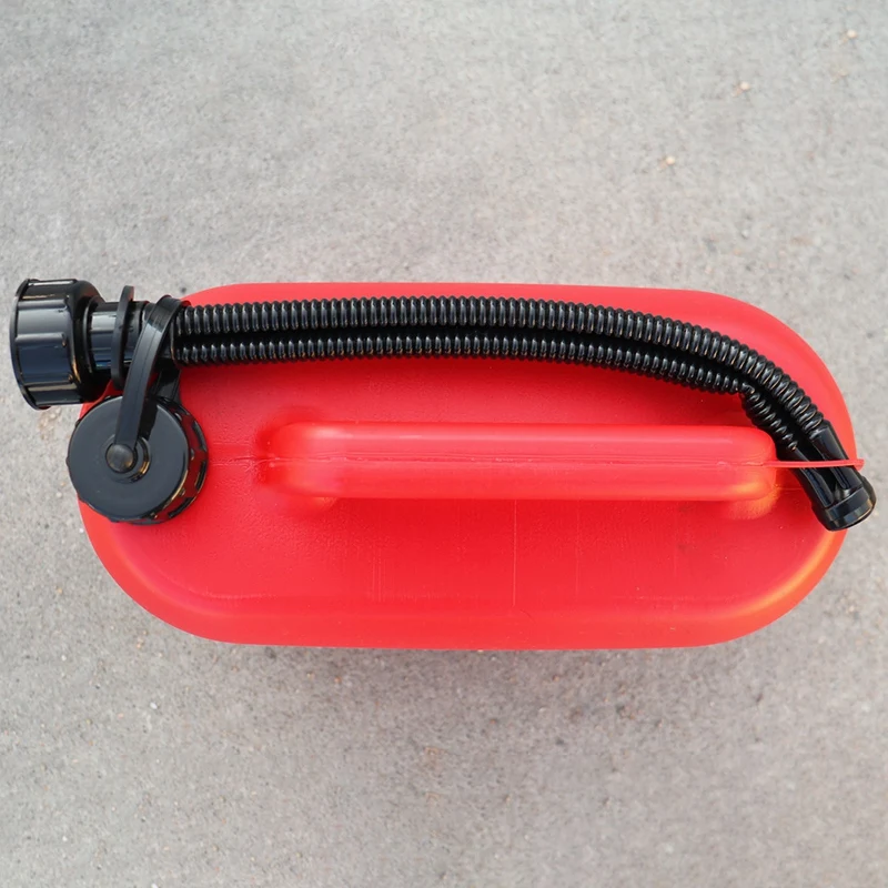 5L Car Fuel Tank Can Spare Plastic Petrol Gas Container Anti-Static Fuel Carrier Pipe Car Travel petrol can motorcycle fuel container