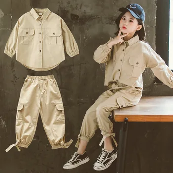 

Tooling Suit Fashion Clothing Sets Xxx Boys and Girls Jacket Top&pants Autumn New Toddler Girl Clothes Coat Cotton