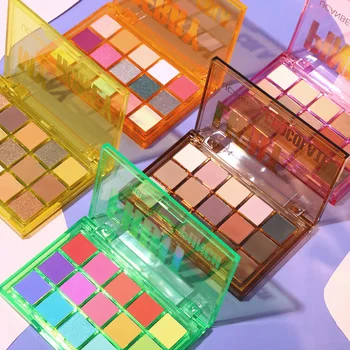 

UCANBE 15 Colorful Fruit Punch Eyeshadow Palette Makeup Shimmer Matte Nude Waterproof High Pigmented Eye Shadow Powder Cosmetic