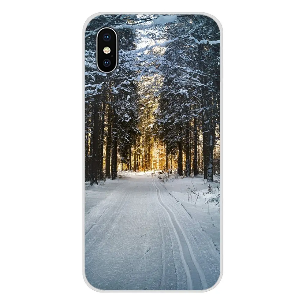 Ландшафтный зимний светильник для samsung A10 A30 A40 A50 A60 A70 Galaxy S2 Note 2 3 Grand Core Prime, прозрачные чехлы из ТПУ