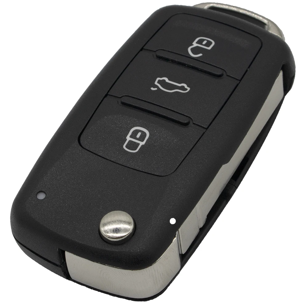 Дистанционный ключ Huloda с 3 кнопками подходит для VW/VOLKSWAGEN Caddy Eos Golf Jetta Beetle Polo Up Tiguan
