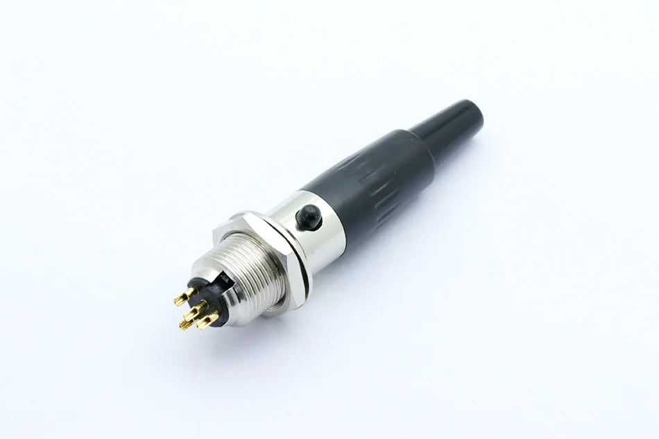 1 компл. Разъем Mini XLR, мини-авиационный микрофонный разъем, цинковый сплав+ медные булавки с позолотой, 3 4 5 контактов - Цвет: 4pins 1xM 1xF