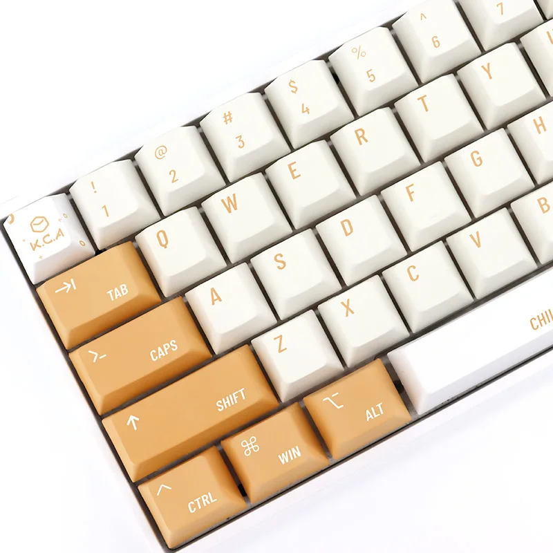 Gmk Yangzhi Ganlu Refrigerado Manga Sago Creme Pomelo Tema Keycap Pbt Tintura Sublimação Teclado Mecânico Chave Boné Perfil Cereja - Imagem 3