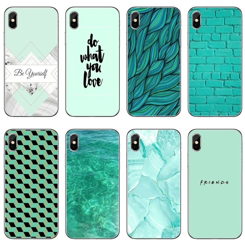 Fashion Aqua Silver Green Mint Accessories Phone Case For Huawei P30 P Pro P10 P9 P8 Lite Y5 Y6 Y7 Y9 P Smart Plus 18 19 Phone Case Covers Aliexpress