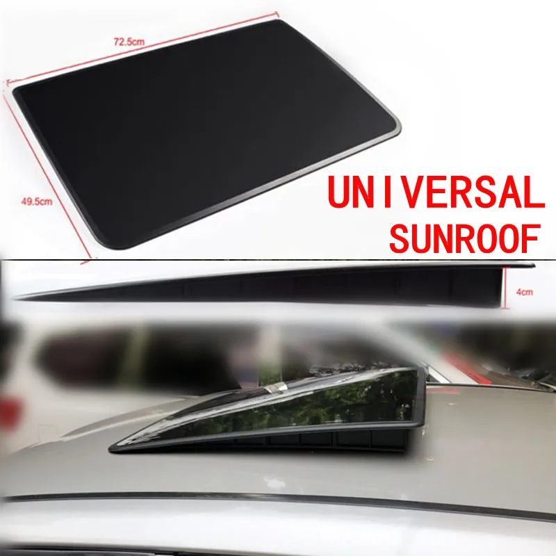 

1x Universal Car Sunroof Cover Imitation Sunroof Roof DIY Decoration For Benz For BMW For Audi For Honda For Mazad