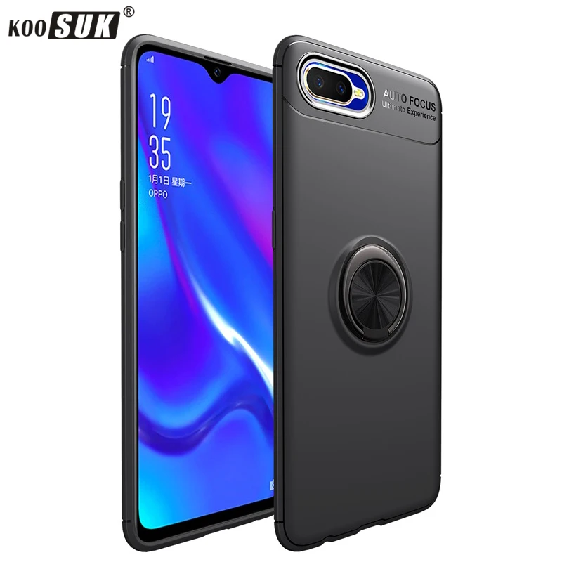 Силиконовый мягкий чехол для OPPO Reno A автомобильный держатель кронштейн