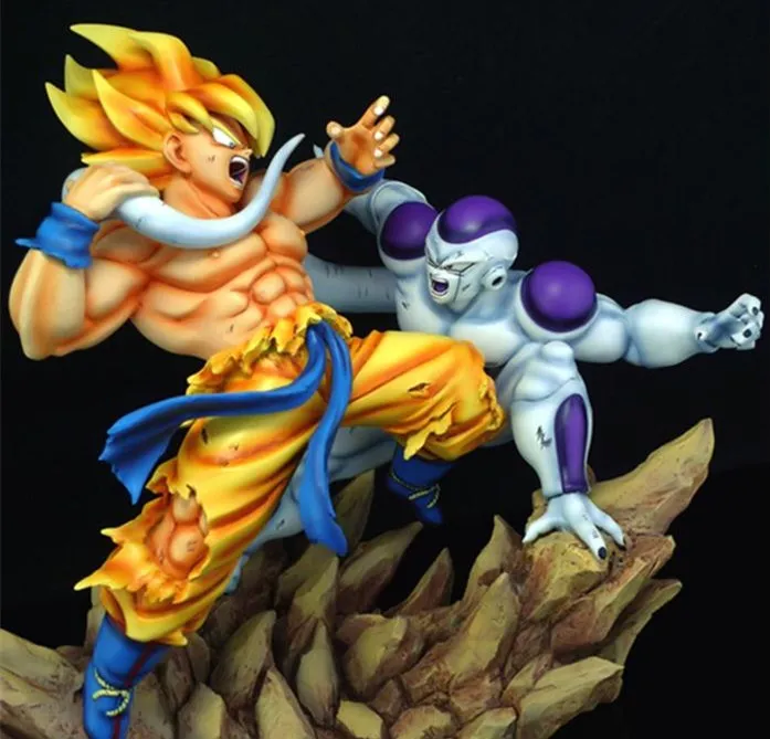 

Dragon Ball Z DBZ SUPER SAIYAN GOKU VS FRIEZA Statue GK RESIN FIGURE IN STOCK