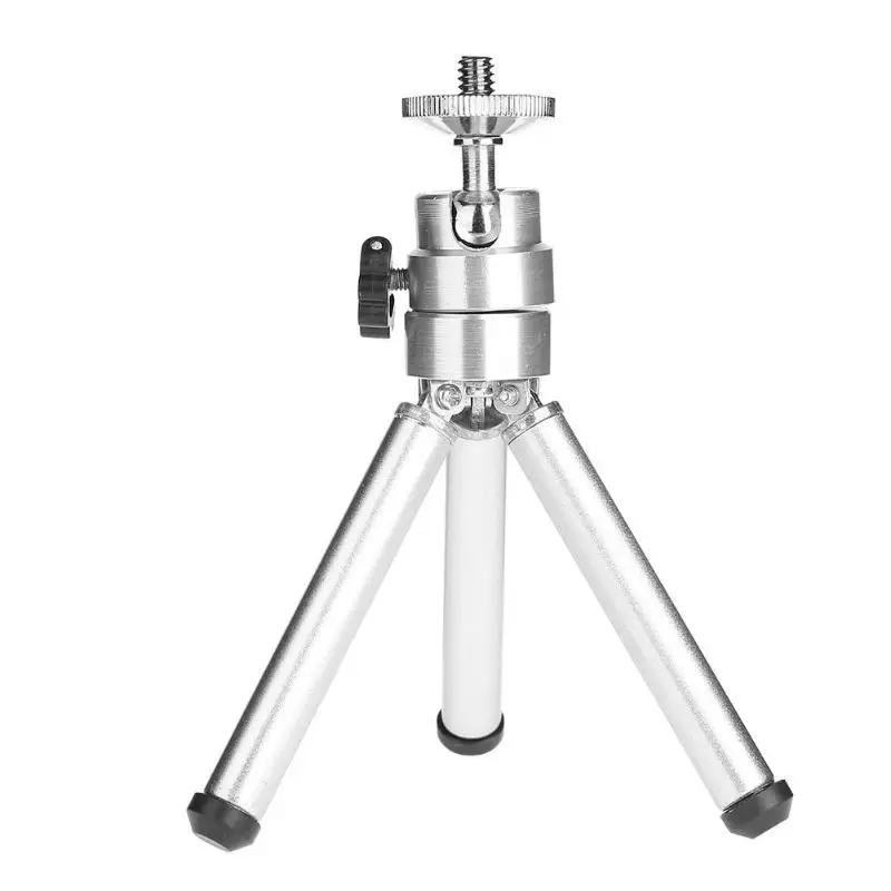 

Adjustable Aluminum Alloy Desktop Mini Portable Tripod 3 Section Stand Holder for Projector Camera Phone High Quality Tripod