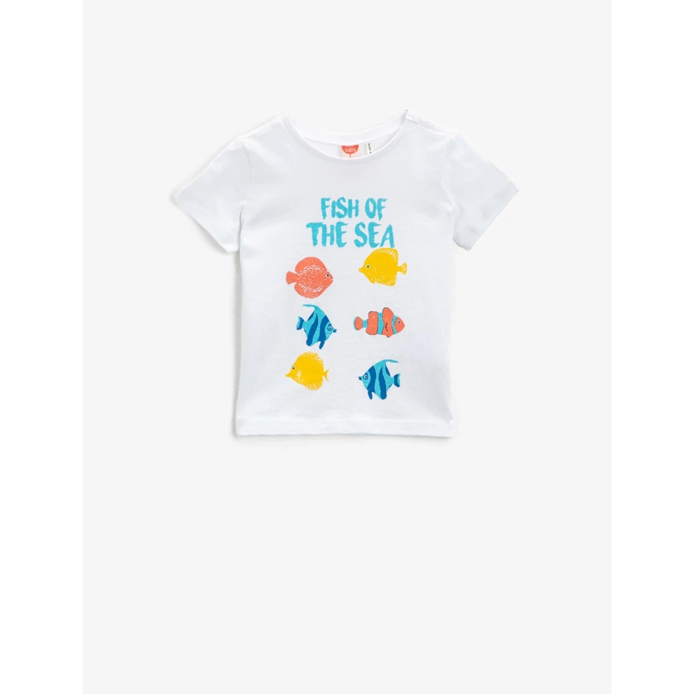 Camiseta blanca de Koton 1YMB18816OK para niños, ropa interior para niños,  ropa para niños, ropa turca de Turquía| | - AliExpress