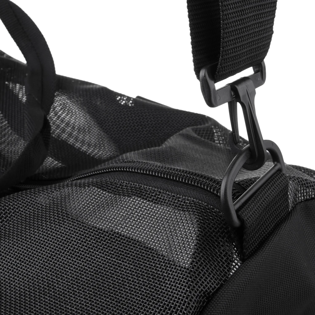 Portable Dive Flag Mesh Gear Bag & Shoulder Strap Scuba Diving Mesh Gear Bag For Scuba Diving Snorkel 