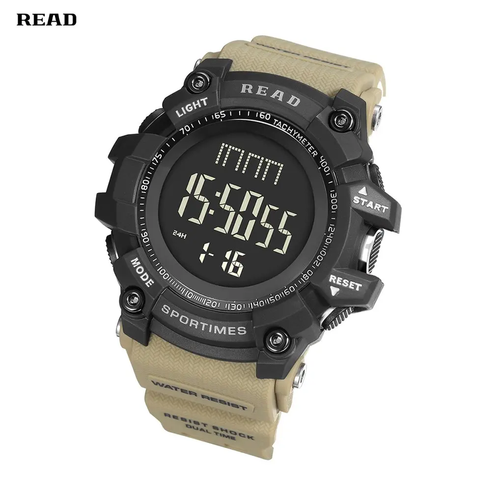 

Men'S Watch Multifunction Luminous Quartz Watch Mechanical Pointer Watch Silicone Outdoor Men'S Watch