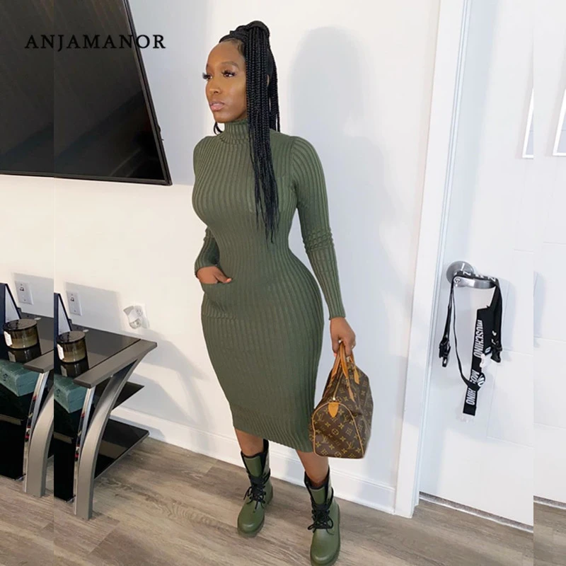 Pocket sweater dress Clearance