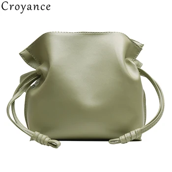 

Croyance Fashion Handbags Simple Style Bags For Women 2019 Buckets Female Messenger Bag sling bag pouch