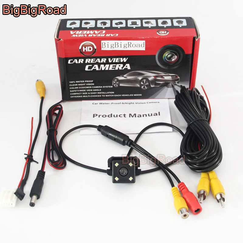 

BigBigRoad For Toyota Camry XV40 XV 40 2006 2007 2008 2009 2010 2011 Car Rear View Parking Camera Connect To Original Screen