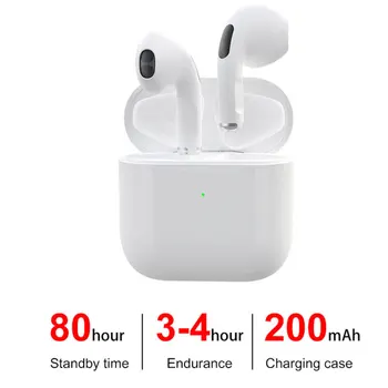 

Newest Mini Pro 4 tws In ear Blutooth Earphone Mini Wireless Sport Headset Stereo Earbuds Elari PK i9000 tws i90000 pro tws