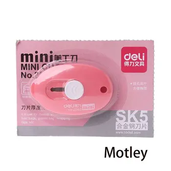 

New Random Color Mini Utility Knife Box Cutter Retractable Razor Blade DIY Tool