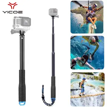 

Selfie Stick For Gopro Hero 7/6/5/4/3 Action Sport Camera Tripod Extended Monopod WiFi Remote Control For Sjcam Sj7 Xiaomi Yi 4K