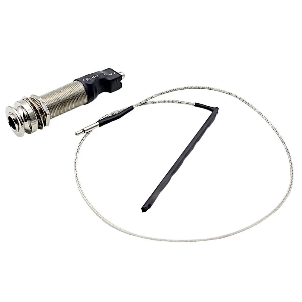 

1pc High Quality Folk Guitar Pickup Piezo Cable Stick 6.35mm 1/4 Output Jack Guitar Classical Acoustic Guitar Pickup Piezo Stick