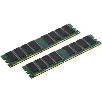 

2x1GB PC3200 non-ECC DDR 400MHz High Density MEMORY 184-pin DIMM RAM