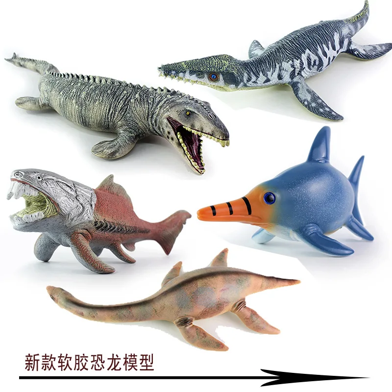 

Jurassic Animal mosasaur apatosaurus Model World Park Monster Dinosaur ToyS Decorate Gifts for Kids/Children