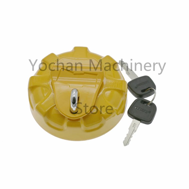 

For Volvo Excavator Fuel Tank Cap VOE14528922 14528922 With 2 Pcs 777 Keys 111600240 1116-00240 FSG80-0074