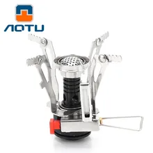 

Mini Outdoor Stove Compact Camping Hiking Fishing Folding Gas Heater Cooker Windproof Portable Folding Gas Stove Accessories