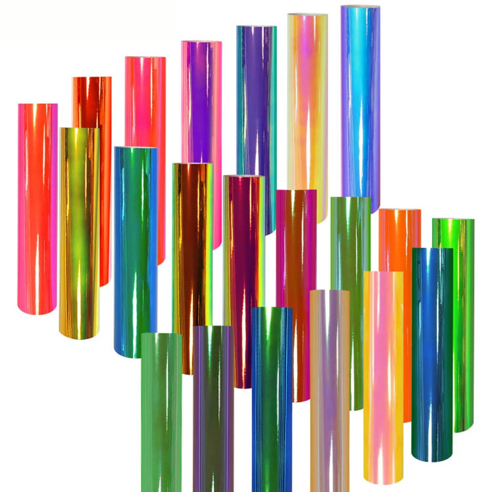 

Holographic Opal Permanent Self Adhesive Vinyl Sheets12"x60" for Cricut Craft Cutter, Car Decal,Birthday Party Christmas CH01-21