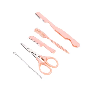 

Luxury Eyebrow Razor Trimmer Shaper Shaver Hair Remover Set Women Facial Face Care Makeup Eye Brow Shaping Hair Remover