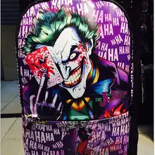 Джокер Бэтмен сумка в стиле комиксов кожаный рюкзак школьная книга для путешествий сумка новая
