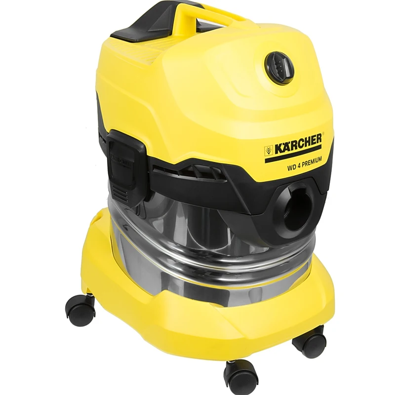 Пылесос Karcher WD4 Premium 1000Вт желтый/черный