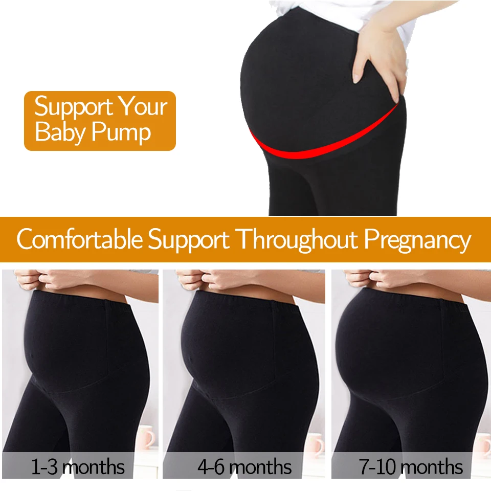 High Waist pregnancy Leggings Skinny Maternity clothes 3