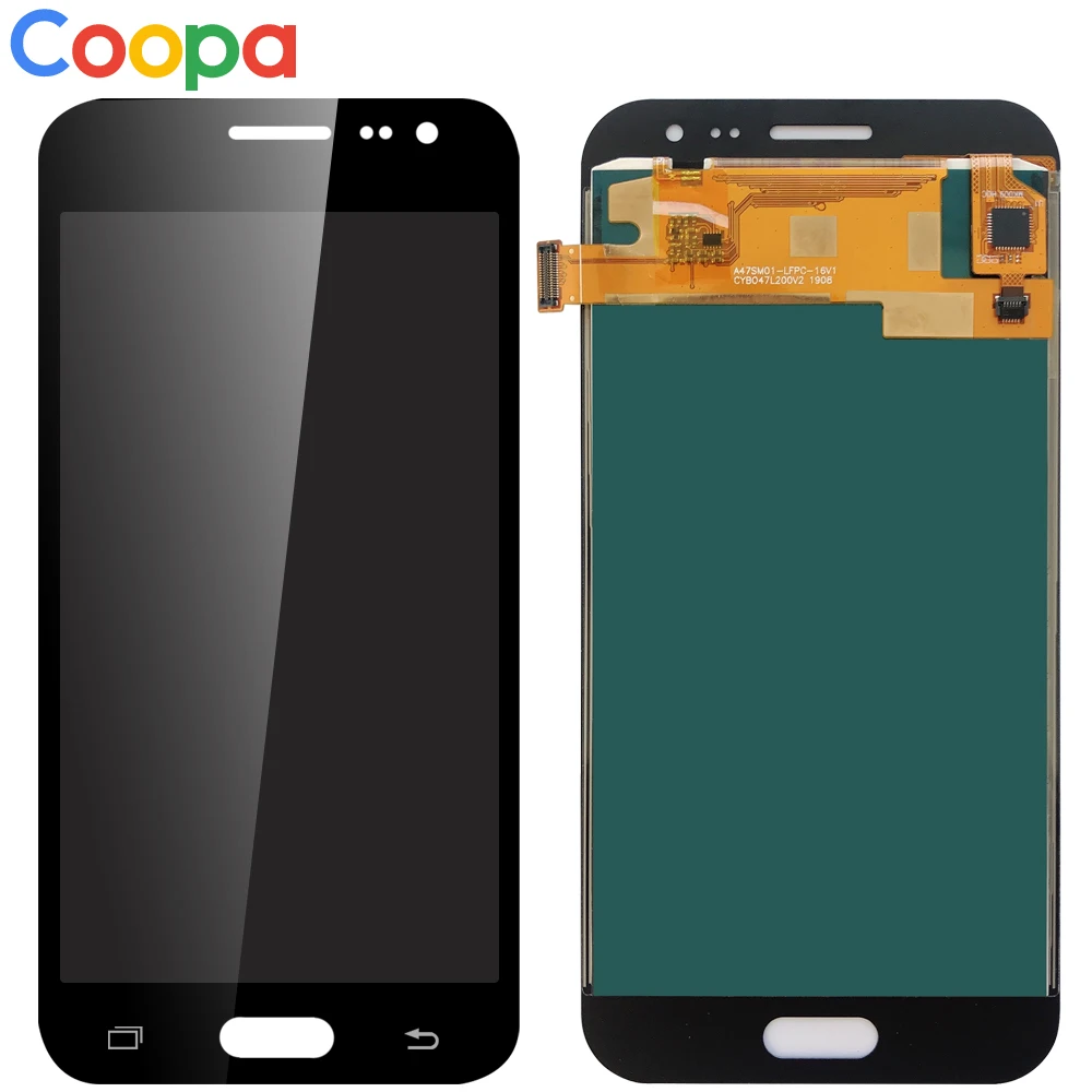 ЖК-дисплей с регулировкой яркости для samsung Galaxy J5 SM-J510F J510FN J510M J510+ кодирующий преобразователь сенсорного экрана в сборе