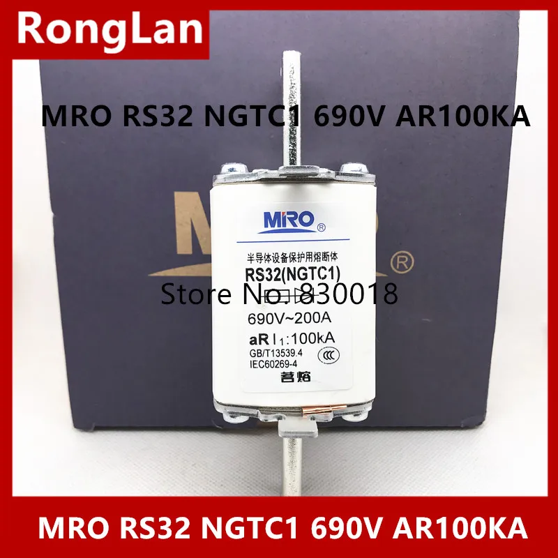 

Mingrong RS32 NGTC1 Fast Fuse 690 V/660V RS32 32A 40A 50A 63A 80A 100A 120A 125A 150A 160A 200A 250A 300A AR100KA-5PCS/LOT