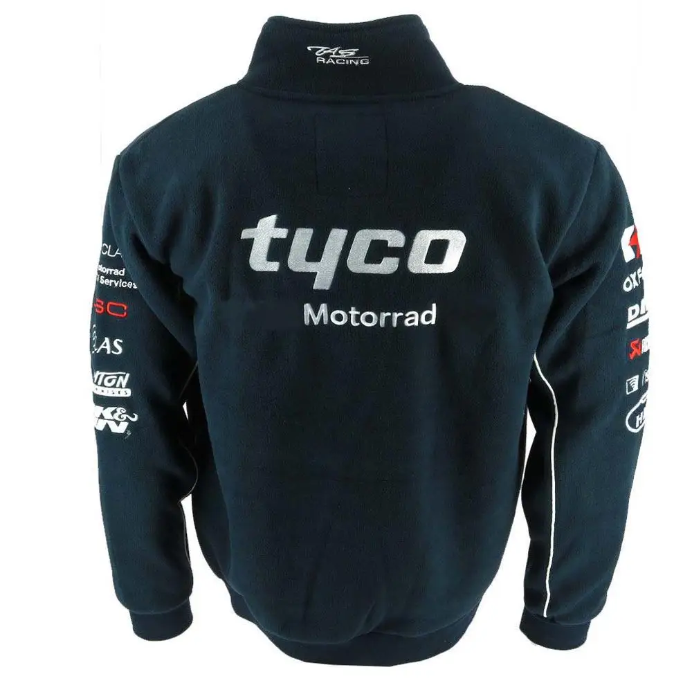 Tyco для BMW флисовая куртка гоночная команда на молнии мотоциклетная Толстовка мужская Толстовка