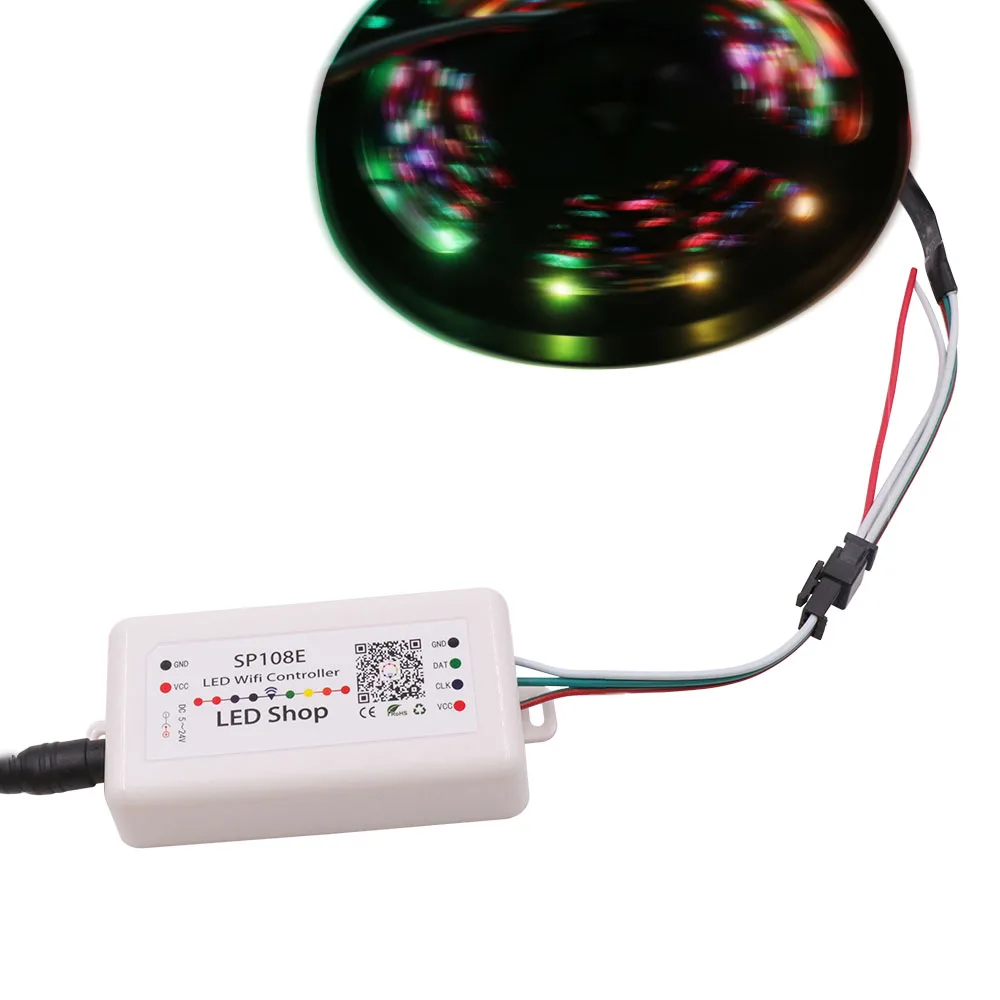 WS2812B WS2811 Wifi контроллер SP108E SP105E Bluetooth приложение пульт дистанционного управления